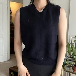 Polo Ralph Lauren v-neck navy sweater vest